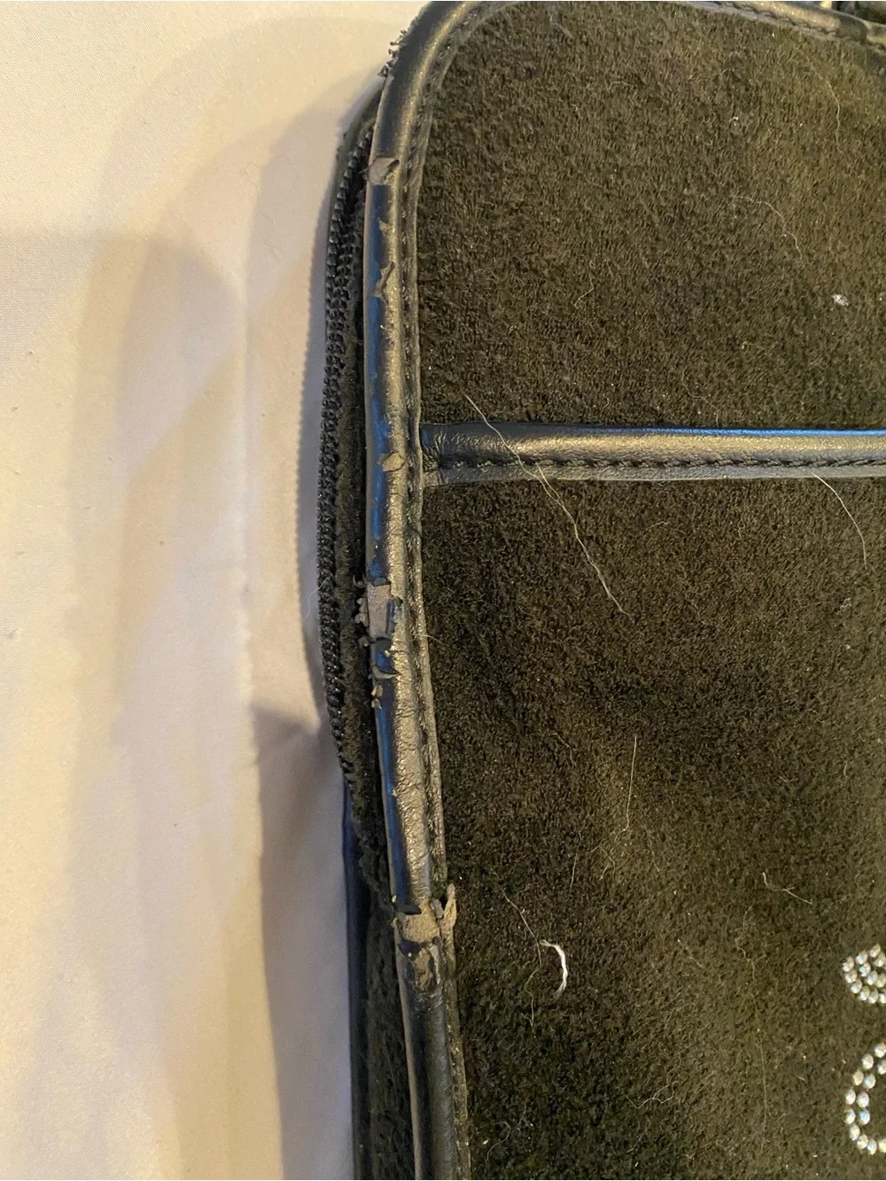 Juicy Couture Black Rhinestone Laptop Tote